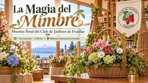 Club de Jardines de Frutillar invita a la comunidad a disfrutar de la muestra floral “La Magia del Mimbre”